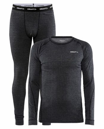 Craft Core Wool Merino Set M - Black Melange, XS